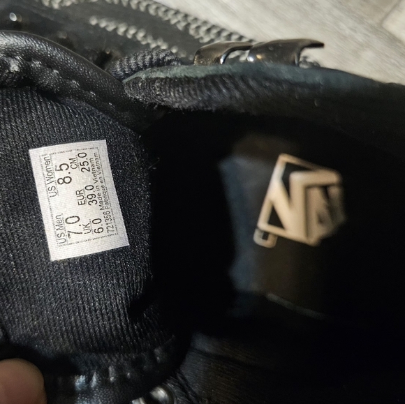 💚Vans Sk8 Hi Plaid Black Men 7 Women 8.5 Unisex Sneakers - Picture 8 of 10